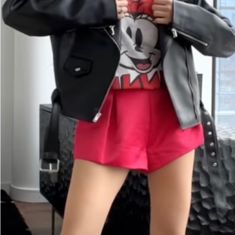 Zara Hot Pink Shorts